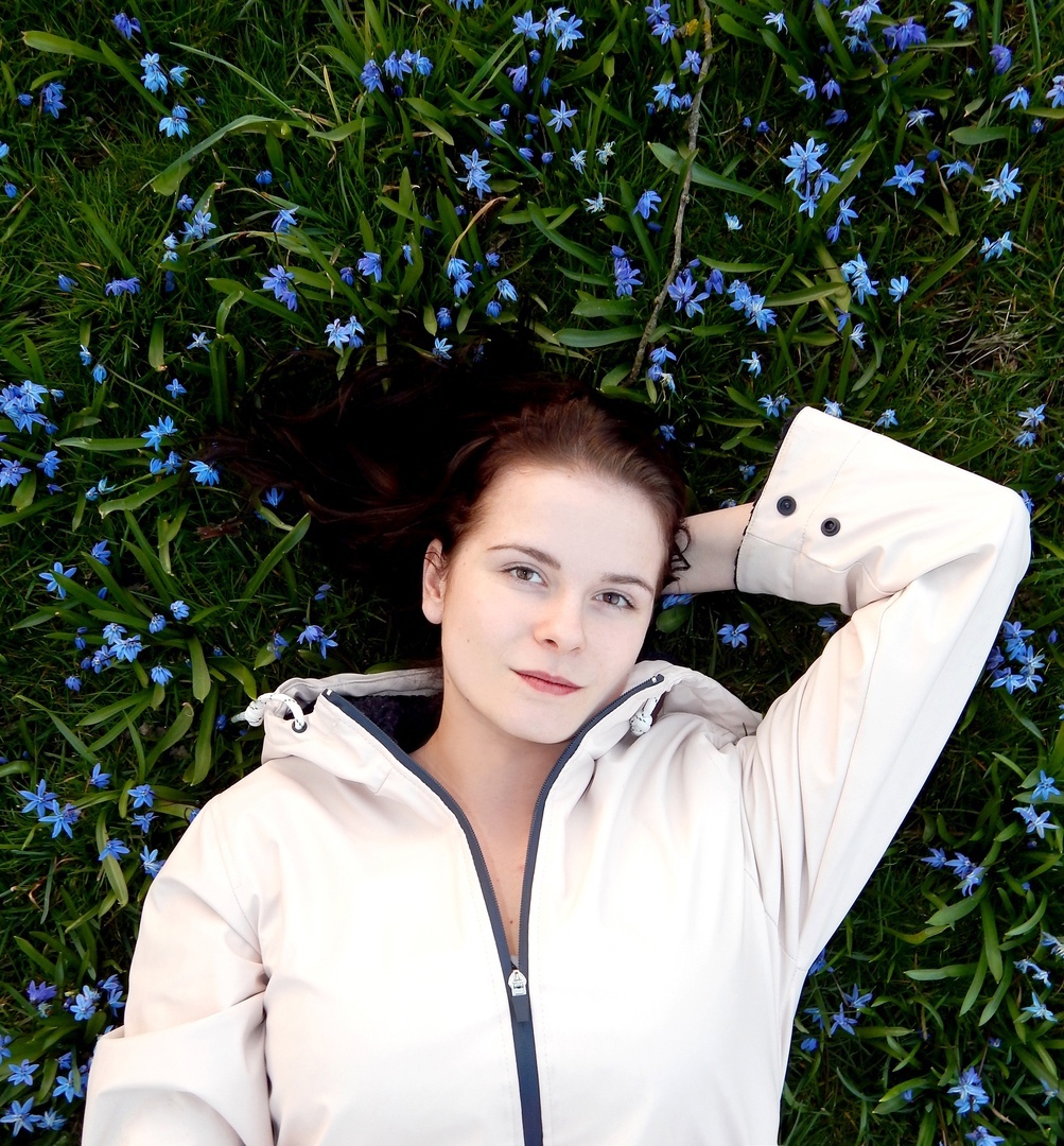 girl in grass